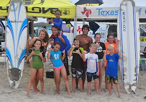 Texas Surf Camp - Bob Hall Pier - July 9, 2014